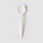 7" Heavy White Plastic Spoon - 1000/Case