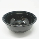 SD 36 oz. 圆形黑色塑料碗套装 (036) - 150套/箱