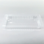 008-L 长方形透明塑料寿司盘盖 6 1/2" X 4 1/2" X 1 1/8" - 1500个/箱