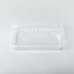 010-L 长方形透明塑料寿司盘盖 7 3/8" X 5 1/8" X 1 1/8" - 1200个/箱