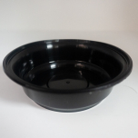 AHD 圆形黑色塑料餐盒套装 16 oz. (718) - 150套/箱