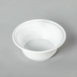 AHD 30 oz. Round White Plastic Container Base 8320 (Not Combo) - 200/Case