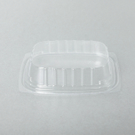 Dart 8 oz. Rectangular Clear Plastic Container Base (C8DER) (Not Combo) - 1008/Case