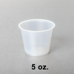 5.5 oz. Clear Plastic Portion Cup (Not Combo) - 2000/Case