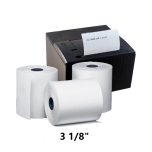 3 1/8" X 230' Thermal Receipt Paper Roll - 50/Case