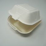 AHD 正方形白色环保餐盒6" X 6" X 3" - 500/箱
