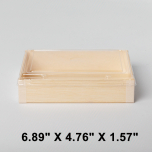 Premium Rectangular Wooden Box Set 6.89 X 4.76 X 1.57 - 600/Case