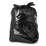 Black Plastic Garbage Bag 23" X 46" #46 - 26/Case