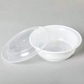 Keraiz® Whitefurze Large Round bowl Black Plastic 