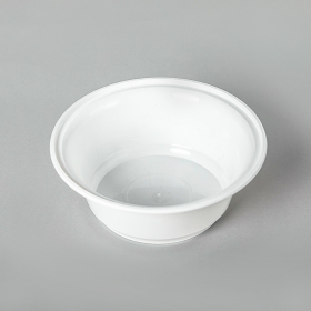 AHD 30 oz. 圆形白色塑料餐盒底 8320 (非套装) - 200/箱