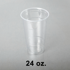 WS Clear Plastic Cold Cup 24 oz. - 600/Case