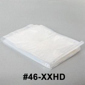 LDPE Clear Garbage Bag #46 XXHD Heavy Duty 23" X 46" - 40/Case