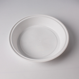 圆形白色塑料餐盒套装 48 oz. (948) - 150套/箱
