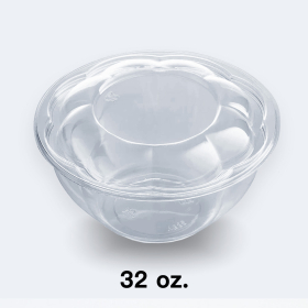 SW 圆形透明塑料碗套装 32 oz. - 150套/箱