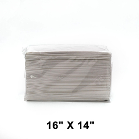 HW 16" X 14" 白色双层堂吃纸巾 - 2000/箱