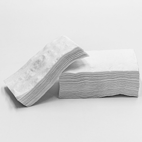 HW 9 3/4" X 7" 白色短折纸巾 - 8000/箱