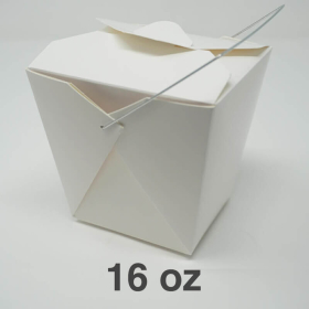 纸质外带饭盒 16 oz.  - 500/箱