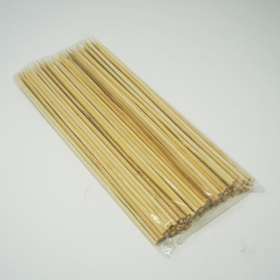 5/32" (4 mm) X 10" Thick Round Bamboo Skewer - 5000/Case