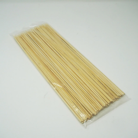 1/8" (3 mm) X 12" Thin Round Bamboo Skewer - 10000/Case