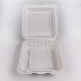 Kari-Out 883SW 正方形白色塑料环保餐盒 8