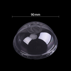 90 PET Clear Dome Lid - 1000/Case 