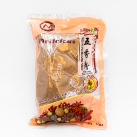 Dried Five Spice Seasoning Powder 16 oz/Bag - 30 Bags/Case