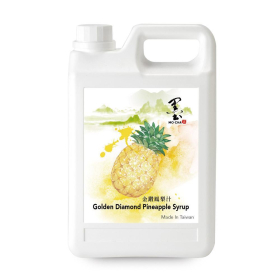 Golden Diamond Pineapple Syrup 5.5 lbs/Bottle - 4 Bottles/Case