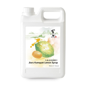 Jiuru Kumquat Lemon Syrup 5.5 lbs/Bottle - 4 Bottles/Case