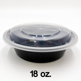 SR 8 oz. Round White Plastic Bowl Set (B08) - 240/Case